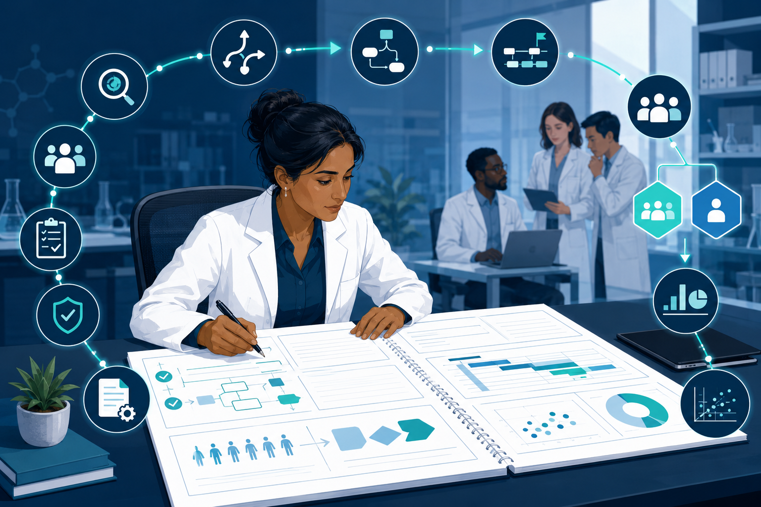 Illustration de l’article « Rédiger un Protocole de Recherche Clinique — de A à Z »